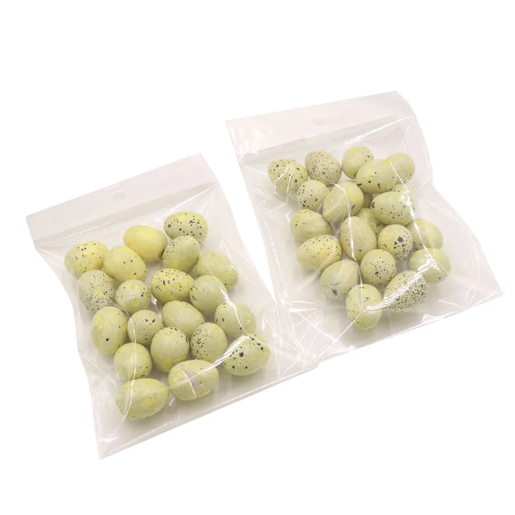 20x Artificial Handmade Artificial Bird Eggs Speckled Bird Eggs DIY Micro-landscape Home Decoration handmade art Crafts