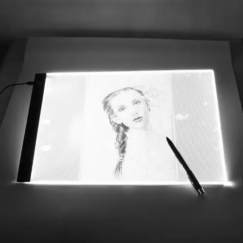 Imagen 2 del producto VKTECH-tableta gráfica de dibujo regulable, tablero de copia con caja de luz LED, USB, arte electrónico, pintura gráfica, mesa de escritura, A3, A4, A5