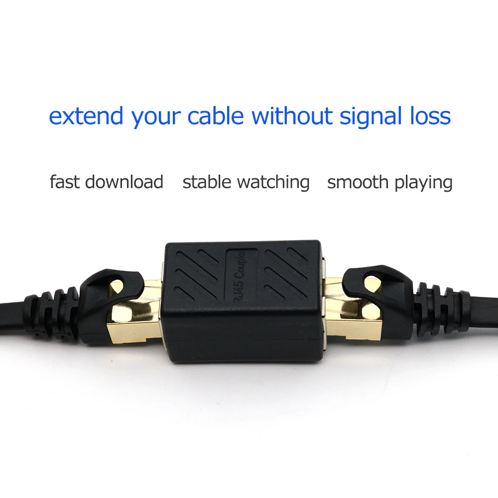 Xintylink rj45 コネクタ cat7 cat6 cat5e ダブルソケットアダプタ猫 6 8p8c ネットワークエクステンダー rg rj 45 rg45 イーサネットケーブル女性