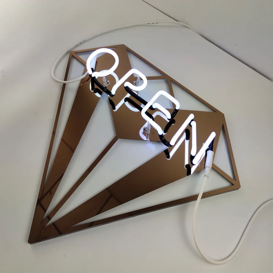 High brightness open led neon sign letter for shop bar