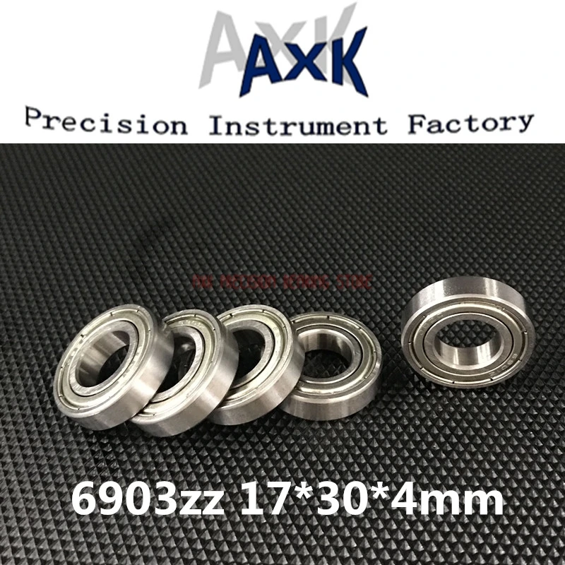 

2023 New Real 6903zz Bearing Abec-3 (10pcs) 17x30x7 Mm Thin Section 6903 Zz Ball Bearings 6903z 61903 Z