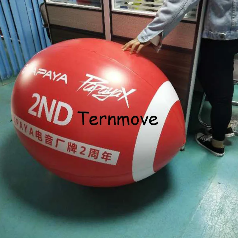 Giant Inflatable Rugby for School Gym Rugby Match Outdoor Sports American Football PVC Inflatable Training American Rugby Ball