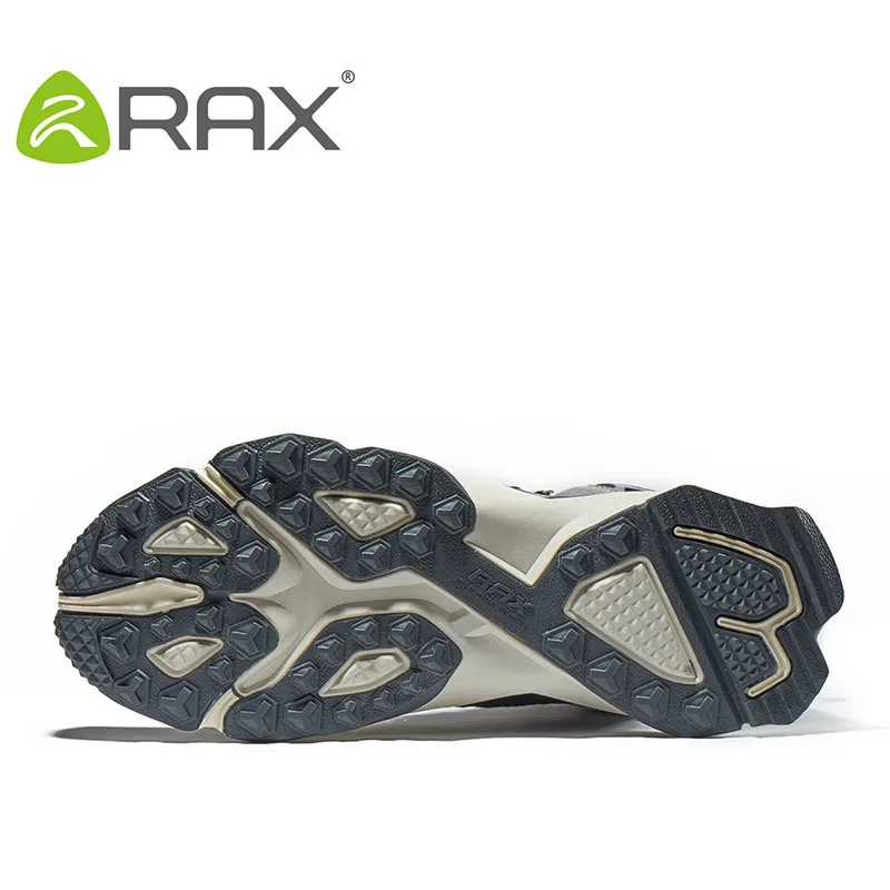 RAX Men Hiking Boots Waterproof Winter Warm Snow Boots Anti-slip Hunting Shoes Men Outdoor Sneakers for Men Trekking Shoes Light