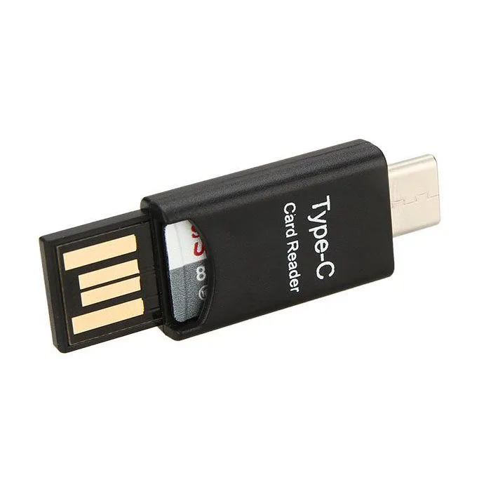 USB 3.1 Type C USB-C à Micro-SD TF Lecteur de Carte Adaptateur pour Macbook PC Téléphone Portable