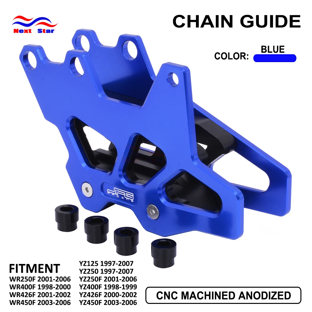 Aluminum Motorcycle Chain Guard Guide For Yamaha WR 250F 400F 426 450 F YZ125 250 400 426 450 F 97 98 99 00 01 02 03 04 05 06 07