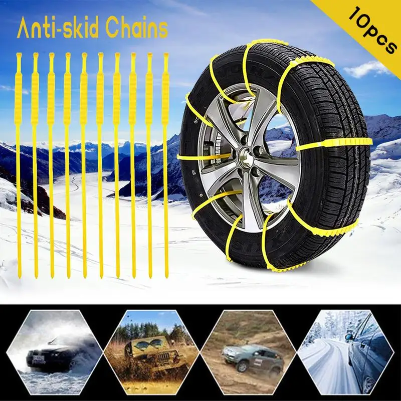 

2018 New Hot Sales Car Vehicles Wheel Tire Snow Anti-Skid Chains Antiskid Chain Fit Winter Car Accessories