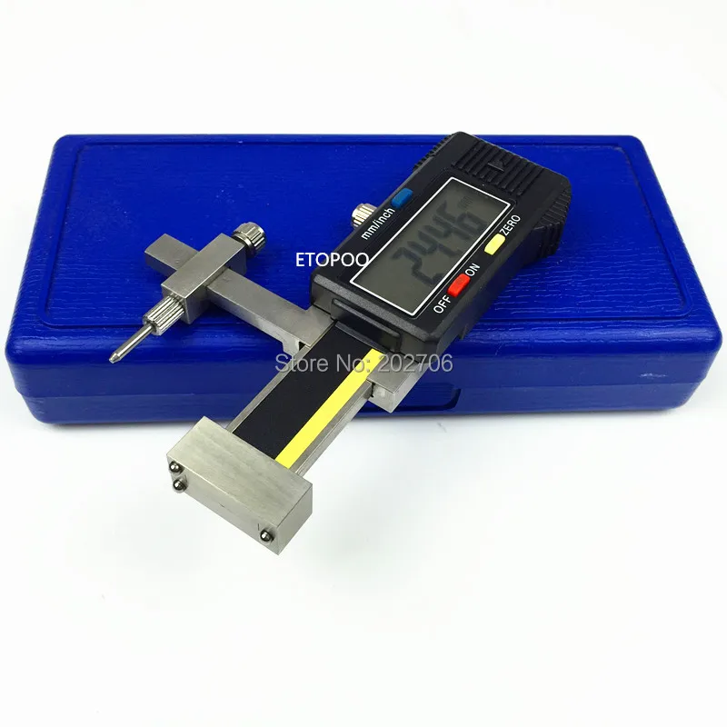 -10mm +10mm Three Points Digital Step & Gap Gauge Three Half Balls Three Balls Measuring Surface Digital Step Gap Gauge caliper