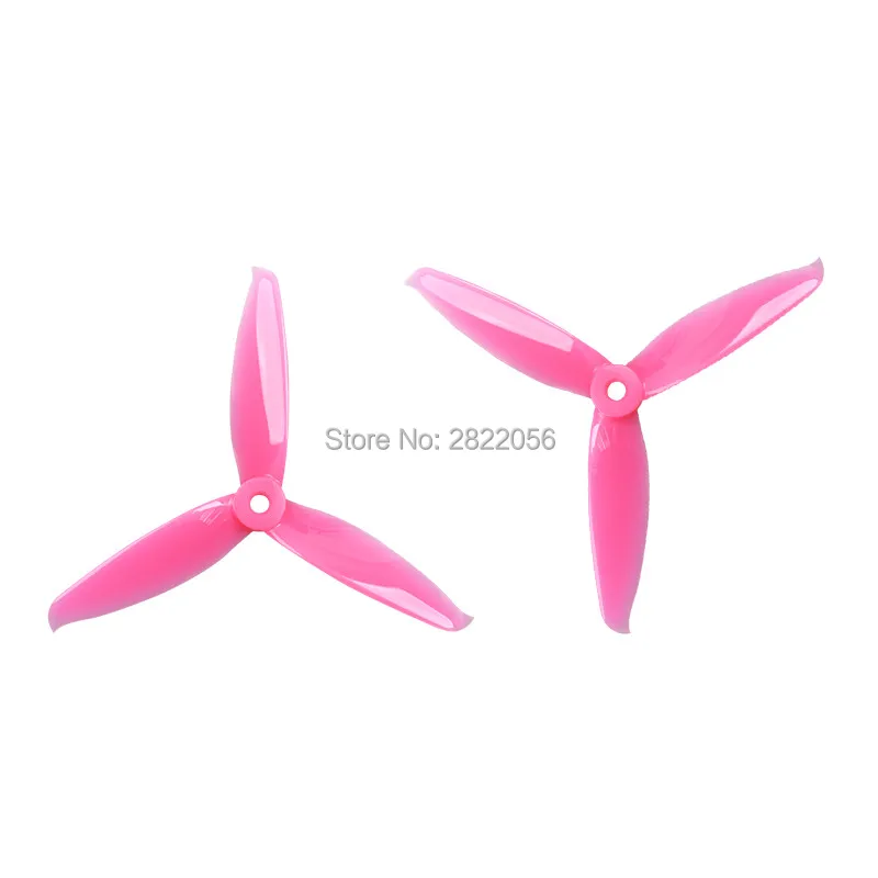 4 pair 7-colors Gemfan 5152 5.1x5.2 FPV PC 3-propeller Prop Blade CW CCW shaft through the machine more special motor 2206