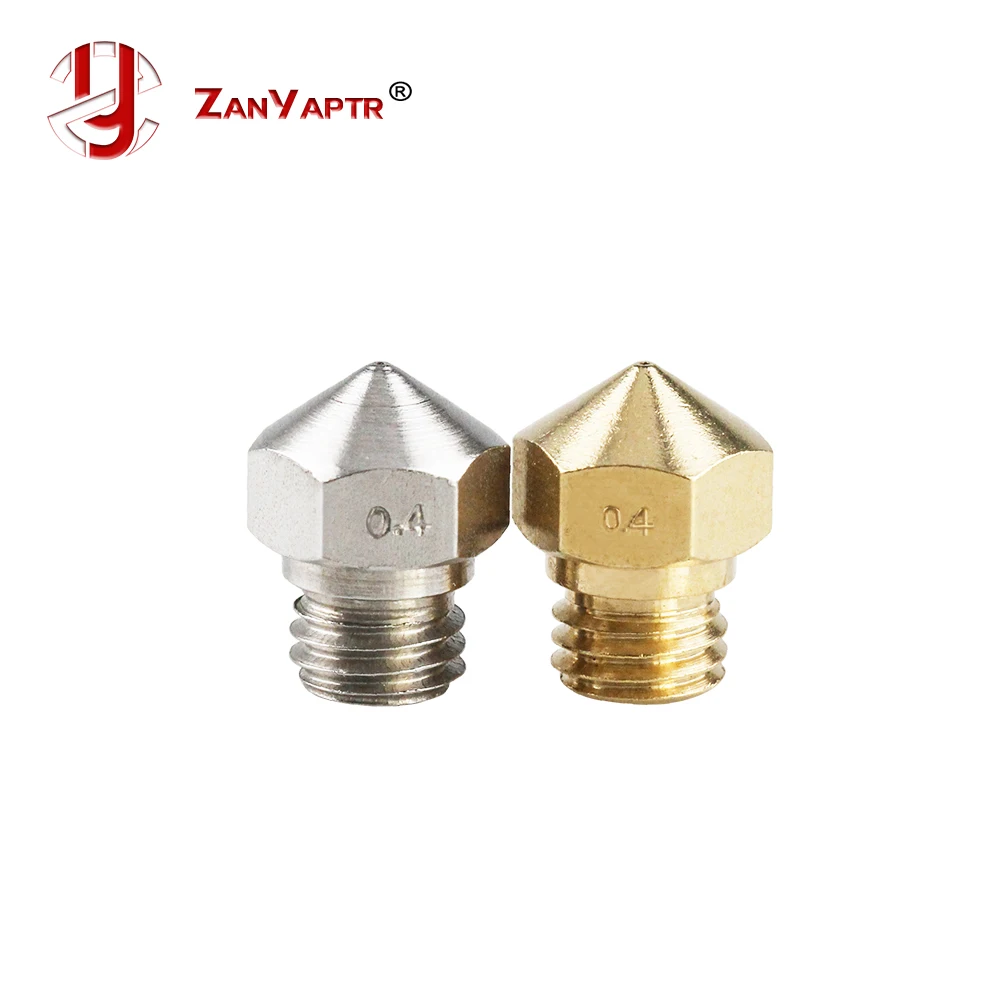 

5pcs MK10 3D printer Reprap Makerbot2 M7 Brass Stainless steel Nozzle 0.2/0.3/0.4/0.5/0.6/0.7/0.8/1.0/2.0mm For 1.75mm Filament