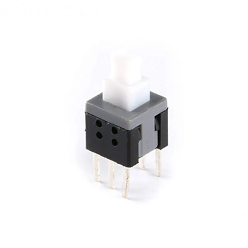 10Pcs/20pcs 6 pin Button switch 6-pin-switch 5.8*5.8MM Double-row Self Locking Switches 5.8X5.8mm Key switch