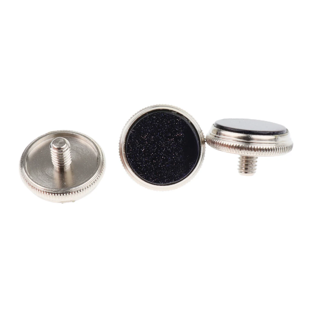 3 Pieces Trumpet Finger Buttons Trumpet Screw Musical Instrument Parts Trumpet Valve Finger Buttons