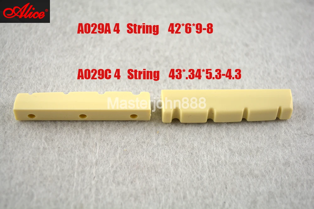 Lots of 10pcs Alice A029A/C/E/F Electric Bass Nut Ivory/Black Free Shipping Wholesales