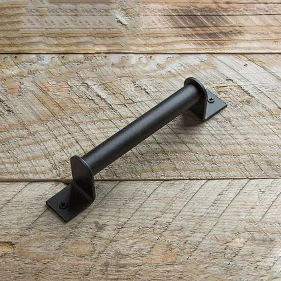 7.7'' 12.6'' Antique Black Wooden Door Handles Old Dresser Drawer Pull Handles Rustic Kitchen Cabinet Door Handle Pull 196 320mm