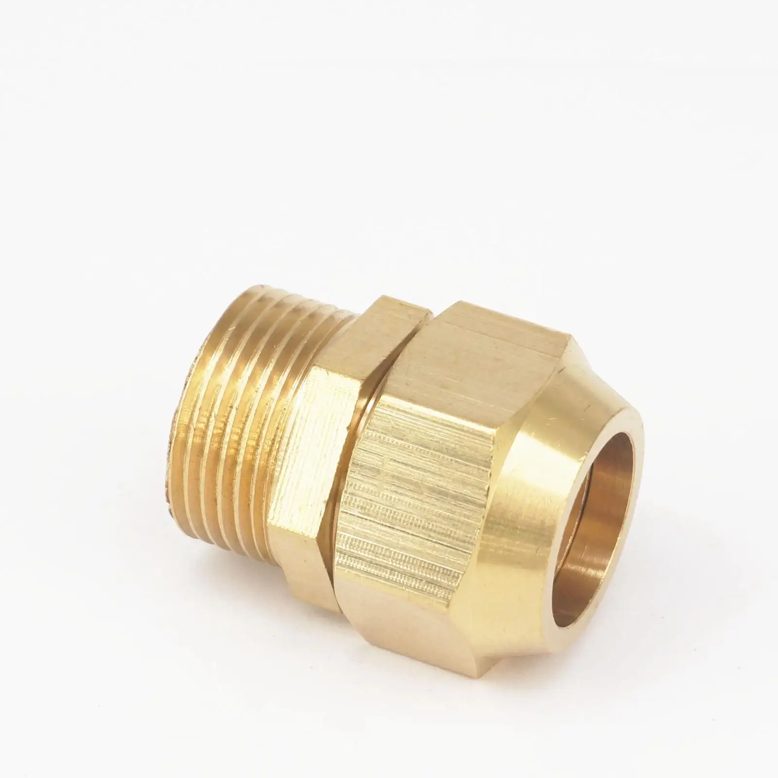 

Flare Tube OD 19mm x 3/4" BSP Male Brass Connector Union Pneumatic Fitting With Nut