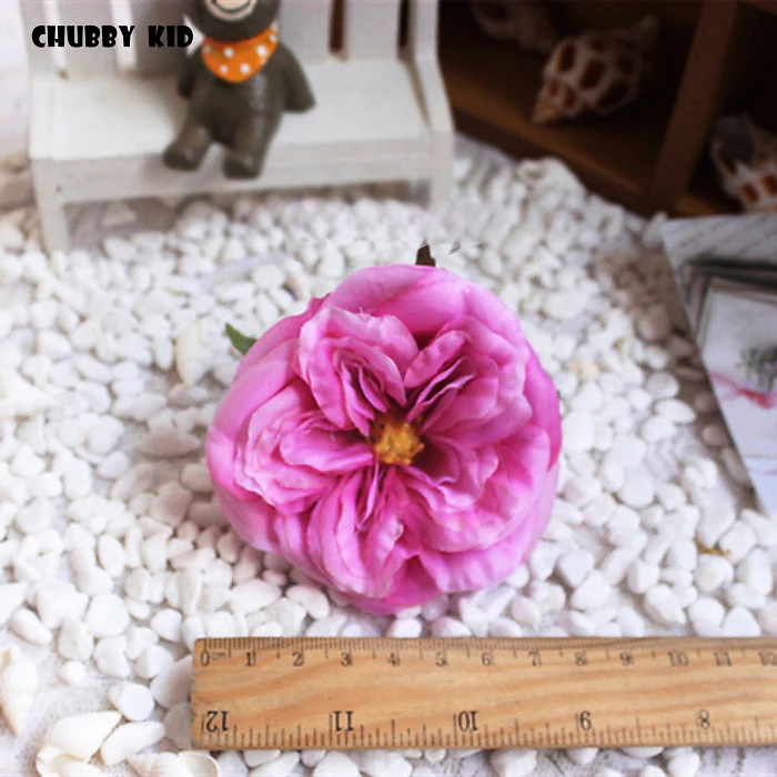 50pcs ! wholesale nice artificial silk flower camellia heads single fake tea rose petals wedding decorative flowers DIY Floral