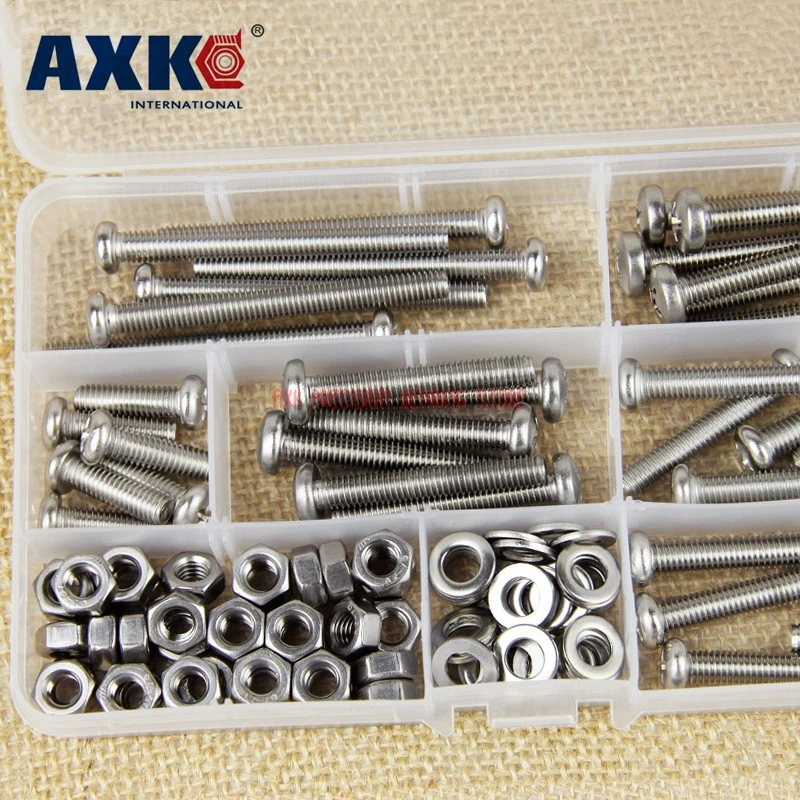 

2023 Promotion Rushed Parafuso Screws 304 Stainless Steel Round Head Screw Pan Set M6 With Nut Flat Pad