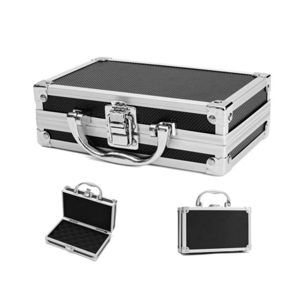 Aluminum Travel Instrument Organizer Suitcase Case Portable Alloy Toolbox Storage Luggage Small/Large Size