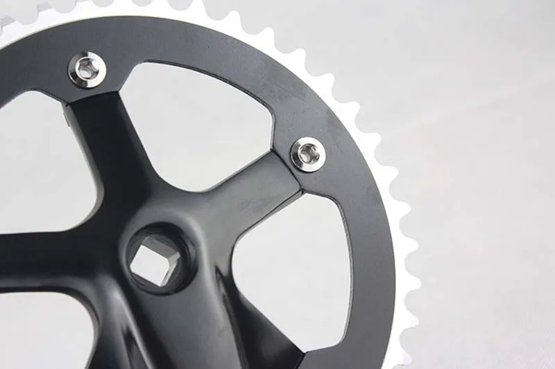 Fixed Gear Bike Crank Set, Aluminum Chainwheel, Alloy Crankset, Sprocket, 170mm, 44T