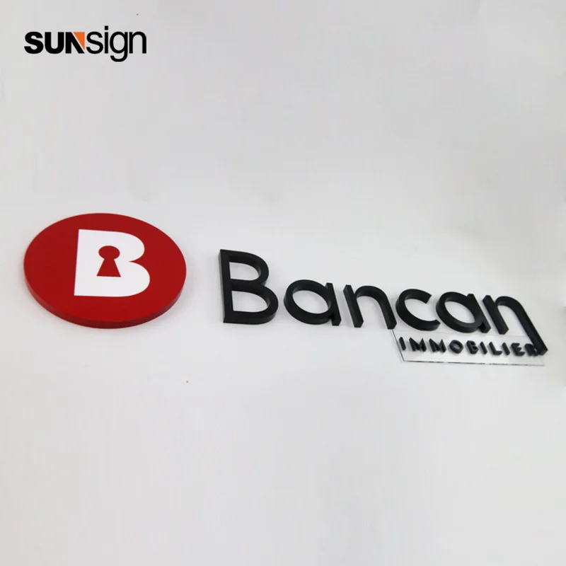 Aangepaste Hoge Kwaliteit 3d Doosletters Wandmontage Storefront