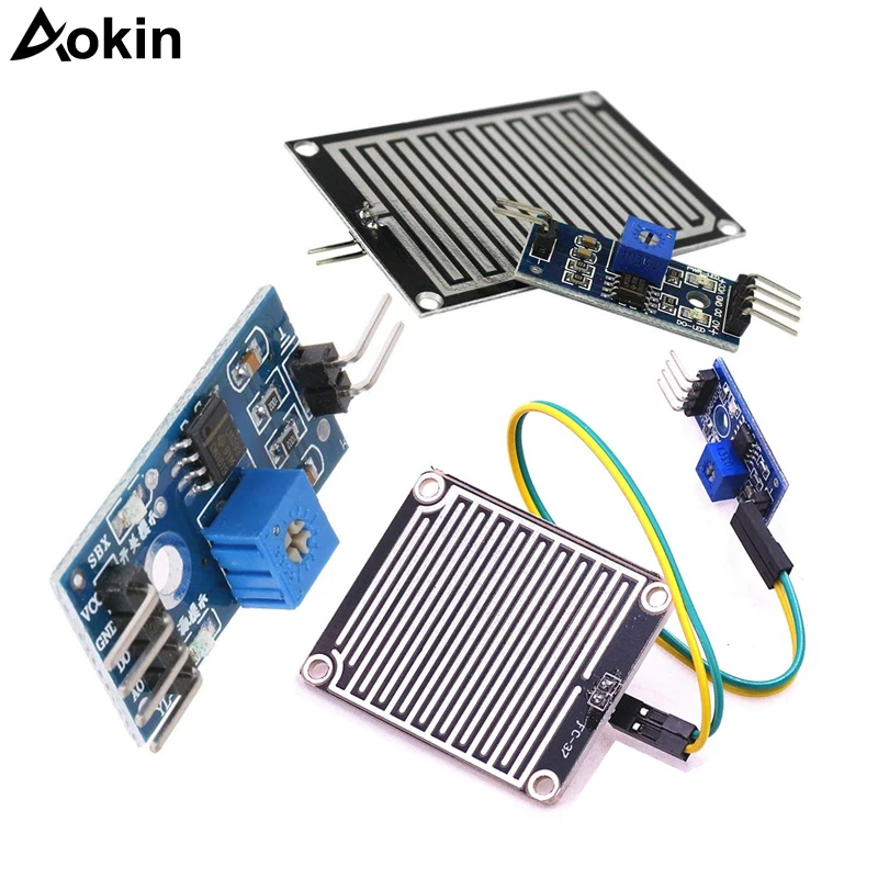 Snow/Raindrops Detection Sensor Module Rain Weather Module Humidity For Arduino