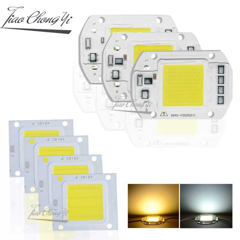 10W 20W 30W 50W  100W LED COB Lamp Chip High Power LED Diode Matrix Array 30V 110V 220V LED Spotlight Bulb Floodlight Lampada