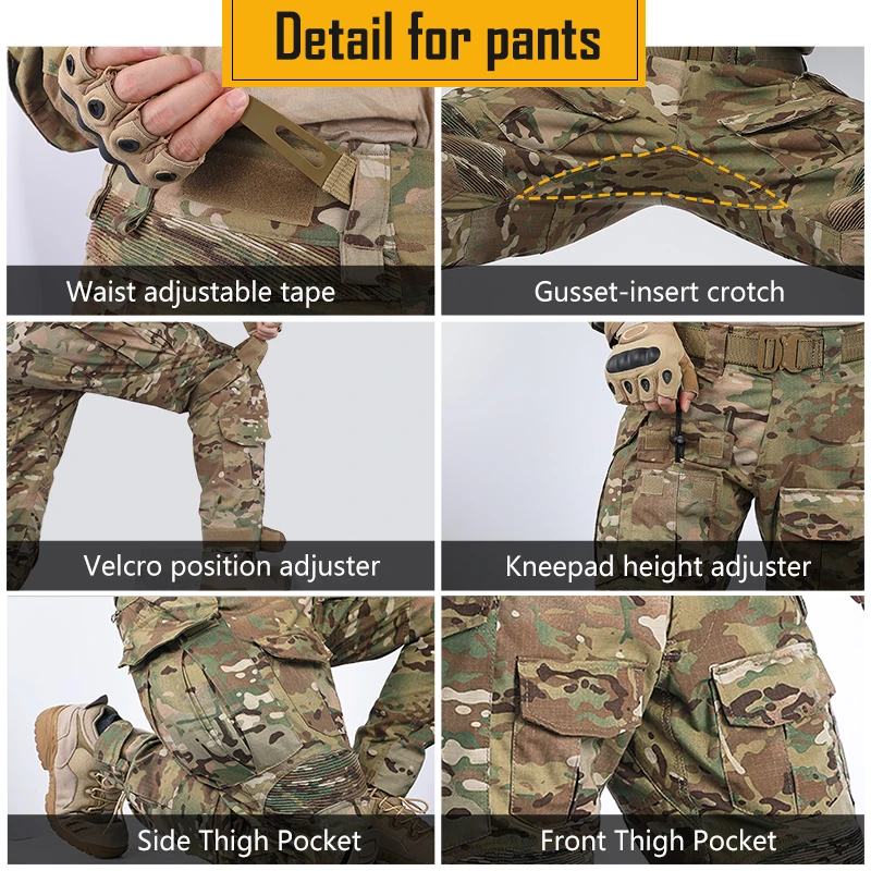 Idogear taktische kleidung tarnung uniform gen3 kampf bdu kleidung sport kleidung