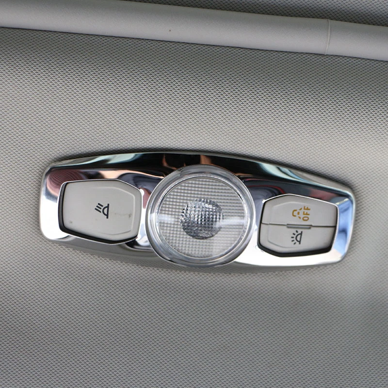 My Good Car  Car Reading Light Sequin Reading Lamp Cover Trim Sticker for Ford Focus 3 4 MK3 MK4 Mondeo Kuga Escape Everest