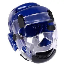 Sports Clear Face Shield Head Shield Removable Taekwondo Helmet Mask Protective Gear For Both Men And Women