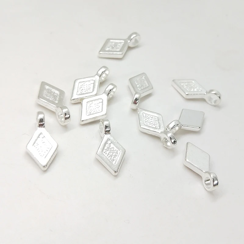 2021 New Fashion 16*8mm 25pieces/bag Zinc Alloy Geometry Charms Pendant for Earring Necklace Jewelry Making