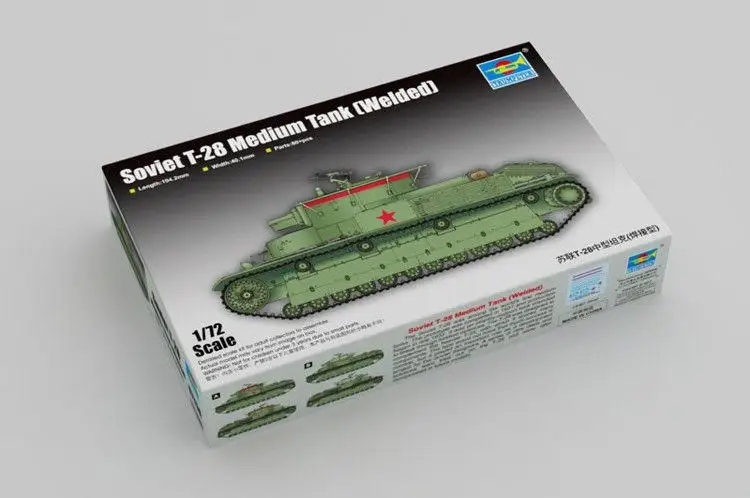 

Trumpeter 1/72 07150 Soviet T-28 Medium Tank (Welded)