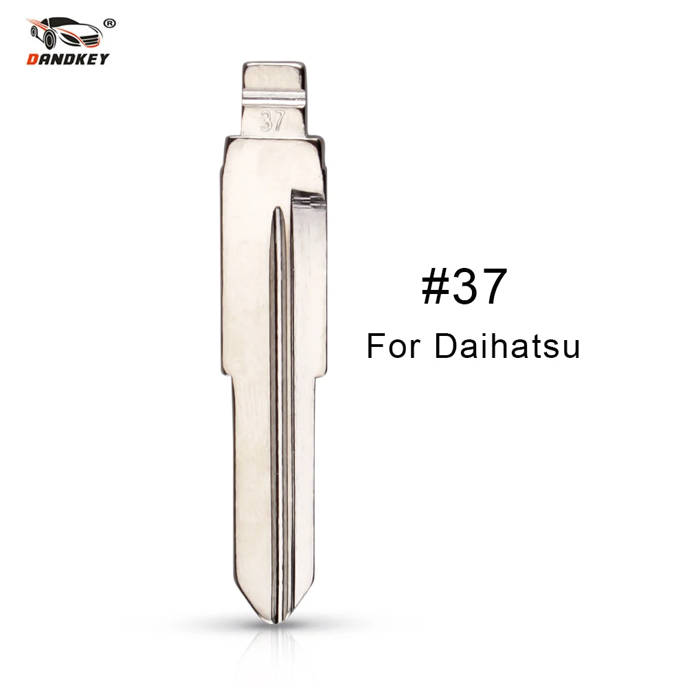 

Dandkey No.37 Metal Blank Uncut Flip KD Remote Key Blade Type #37 For DAIHATSU Xenia Faw DLX Fob Replacement