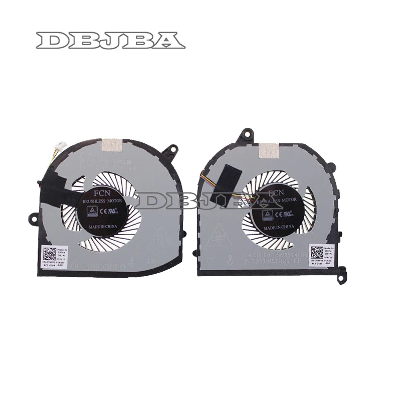 

Laptop Cooling Fan For Dell XPS 15 9570 008YY9 0TK9J1 08YY9 TK9J1 Left and Right fan