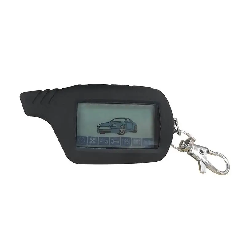 Silicone B9 B6 LCD Body Cover Case 2 Way Car Alarm For Starline B9 B91 B6 B61 A91 A61 V7 Remote Key Chain