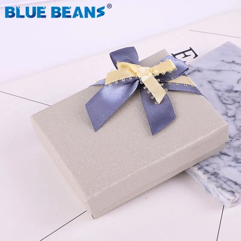 Box Black 2019 Jewelry Necklace Earrings Ring Packaging Hot Sell Paper Gift Jewellery Organizer Sponge Boxes Gift Bangles Bow CC