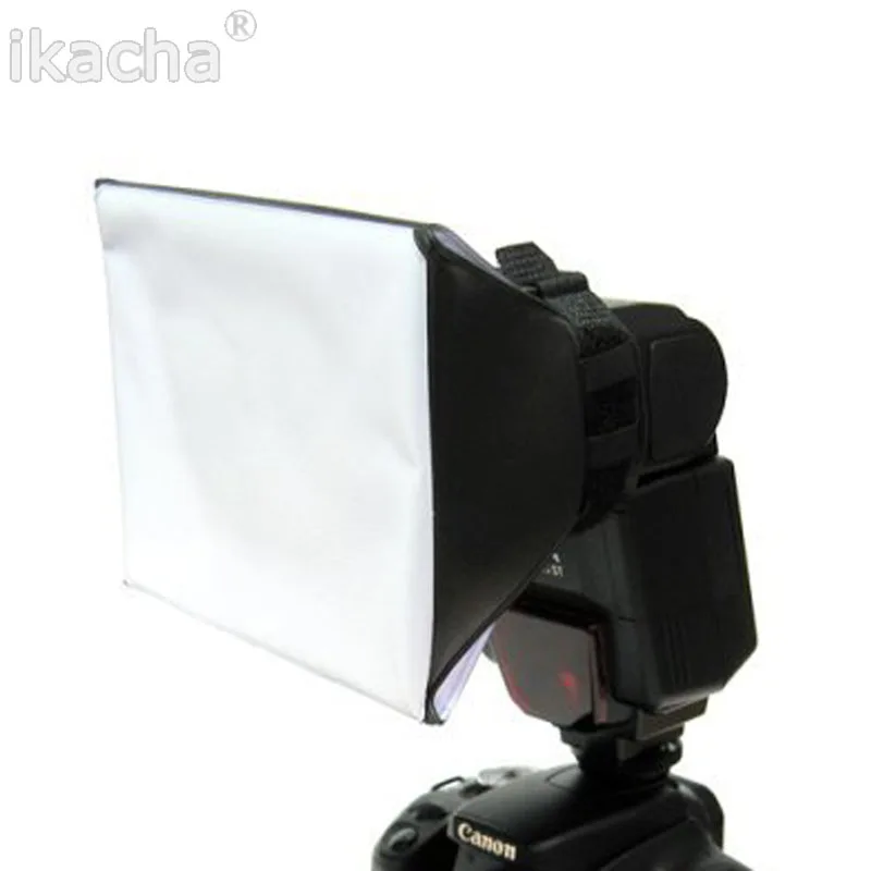 การถ่ายภาพ Flash Softbox Diffuser Mini Softbox Kit กล้องถ่ายภาพแบบ Soft Box แฟลชสำหรับ Canon EOS สำหรับ Nikon ความเร็ว