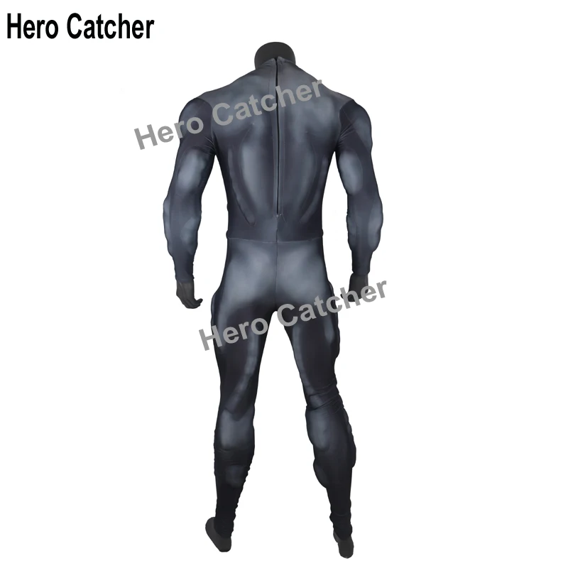 Hero Catcher High Quality Black Muscle Suit Foam Black Muscle Padding Costume For Men Relief Muscle Outfit for Under Suit