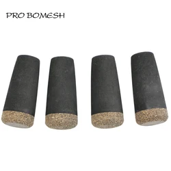 Pro Bomesh 4Pcs/Pack 60mm 8g Inner Diam 12mm EVA Fight Butt Cap Rubberized Cork DIY Fishing Rod Building Component Repair Pole