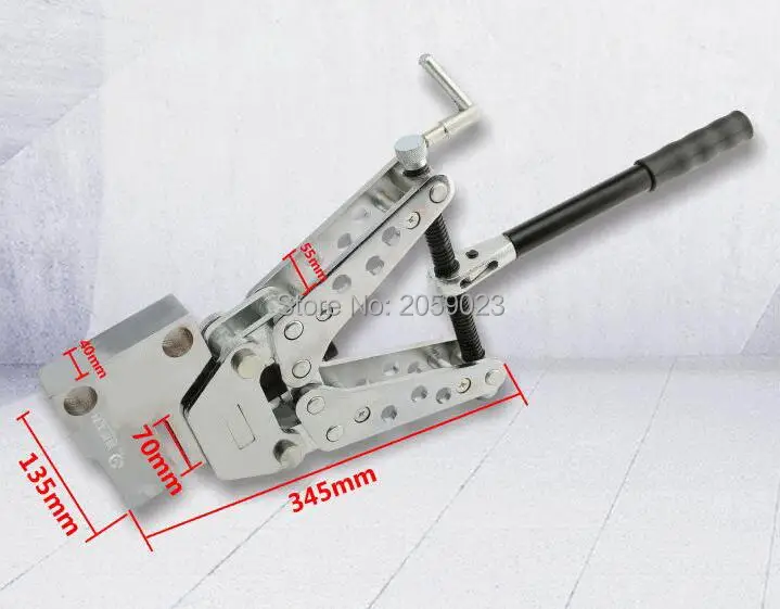 Imagem -03 - Pressão Mecânica Puncher Portátil Angle Steel Iron Punching Tool Cobre e Alumínio Row Punching Machine Ckj21