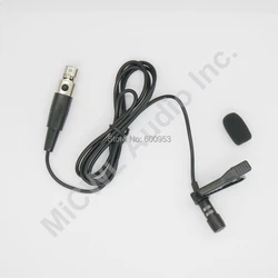 Professional Mini 4Pin XLR TA4F Lavalier Lapel Cardioid Condenser Microphone for Shure Wireless Mic Transmitter 1.2m Cable