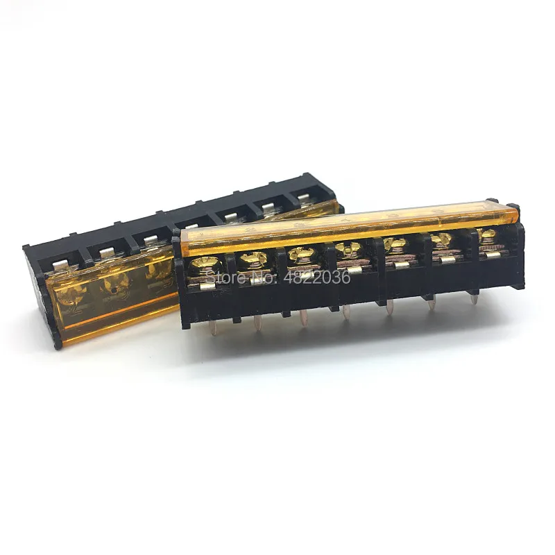 5pcs HB-9500 Lid Barrier Terminal 9.5MM High Current Connectors Blocks 2p/3p/4p/5p/6p/7p/8p/9p/10p with Cover