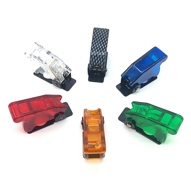 1PC Multi color 12mm Toggle Switch Cover Dustproof Toggle Switch Waterproof Boot Plastic Safety Flip Cover Cap