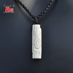 GX058 Hot Sale Maya necklace yak bone necklaces Indian pendant Primitive tribes jewelry Handmade TIKI Choker for surfing