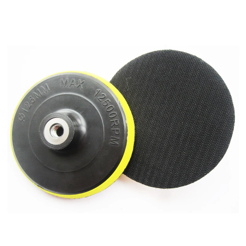 샌더, 자동차, 복원을위한 10mm 스레드 및 교체가있는 후크 및 루프 5 "120mm 백업 패드.