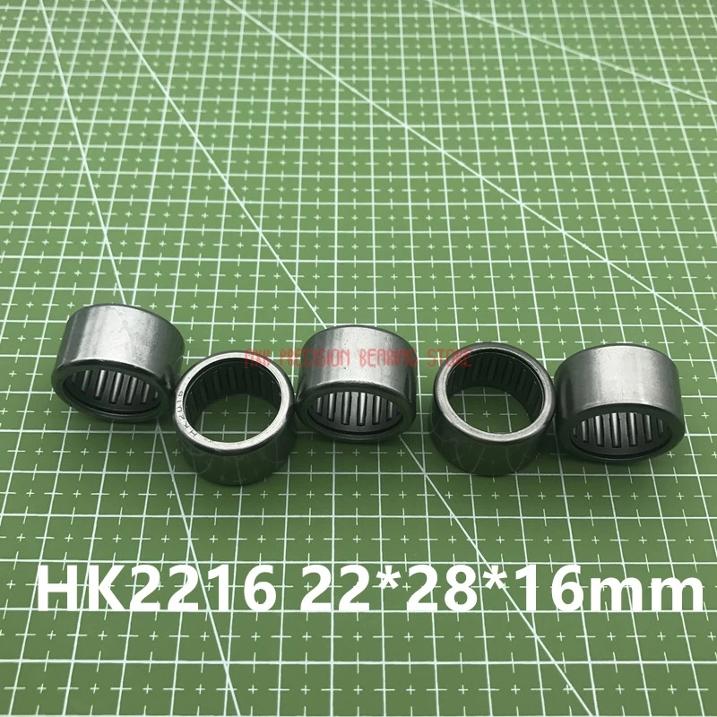 2023 10pcs Hk222816 Hk2216 22*28*16mm 57941/22 Drawn Cup Type Needle Roller Bearing 22 X 28 16mm Free Shipping High Quality