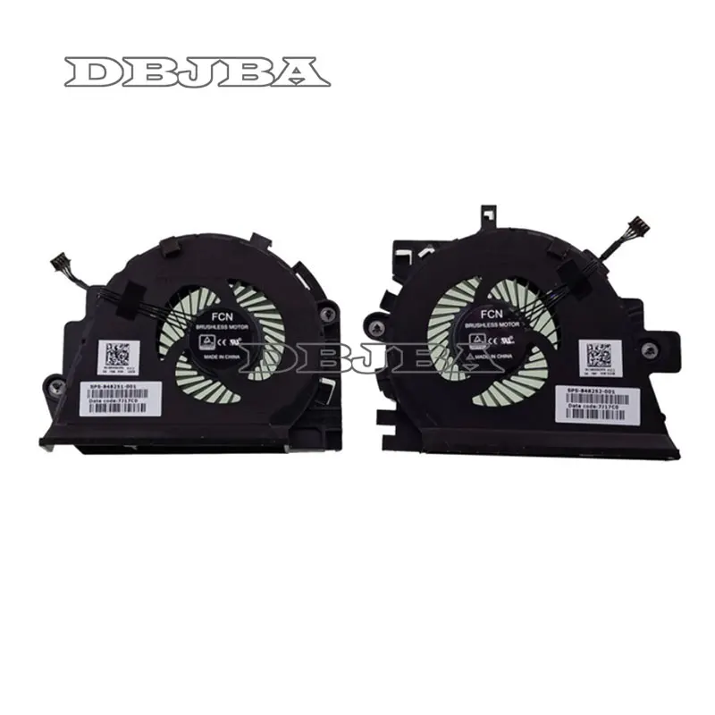 

Original CPU GPU Cooling Fan For HP ZBook 15 G3 15G3 fan cooler DFS2000054R0T 848251-001 848252-001