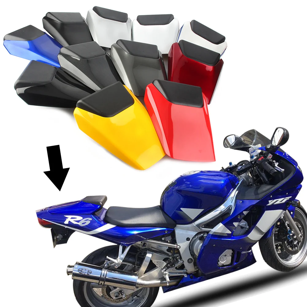 YZF R6 1998-2002 Rear Pillion Passenger Cowl Seat Back Cover GZYF Motorcycle Spare Parts For Yamaha 98 99 00 01 02 ABS plastic