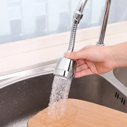 Adapter Bath Kitchen Accessories Filter Flexible Tap Stainless Steel Faucet 360 Rotating Aerator Faucet Extender Spray Head