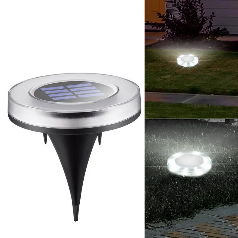 

8 LED Solar Power Buried Lights Under Ground Lamp Outdoor Path Way Garden Lawn Yard Lighting Street Light For Garden Decoration