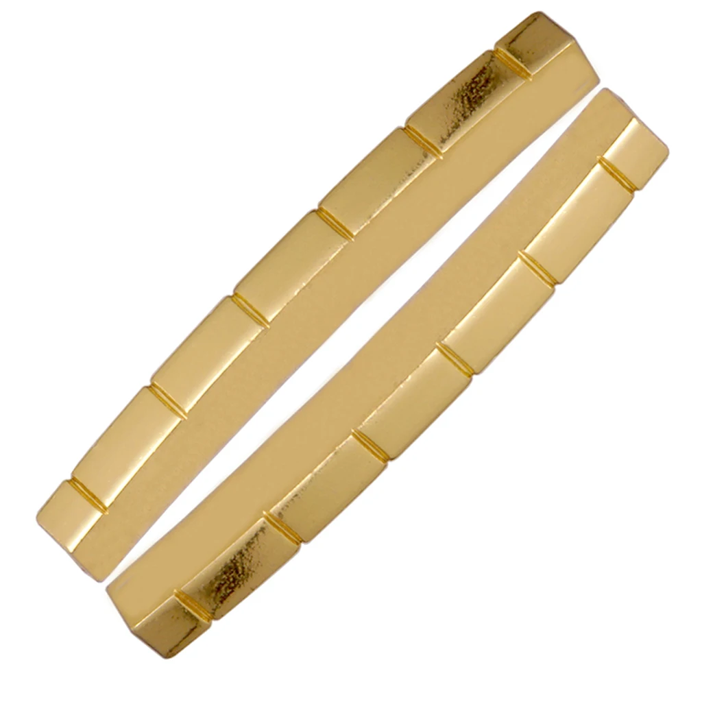 42mm Brass Curved Bottom 6 String Slotted Brass Nut for ST TL Telecaster  Electric Guitar Replacement Accessory Parts Gold