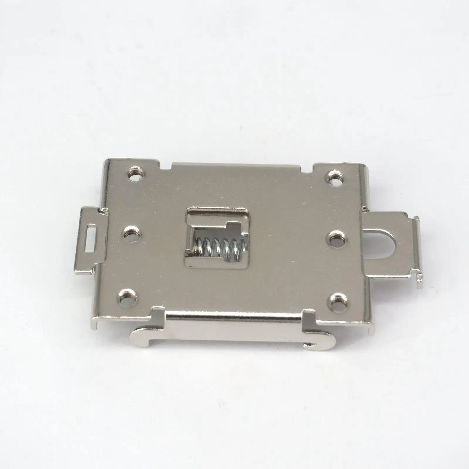 Single Phase SSR 35MM DIN Rail Fixed Solid State Relay Clip Clamp Mounting Bracket Iron Nickel Plating